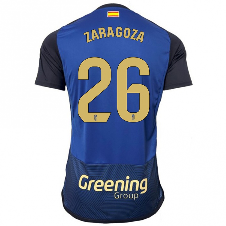 Mujer Fútbol Camiseta Bryan Zaragoza #26 Armada 2ª Equipación 2023/24