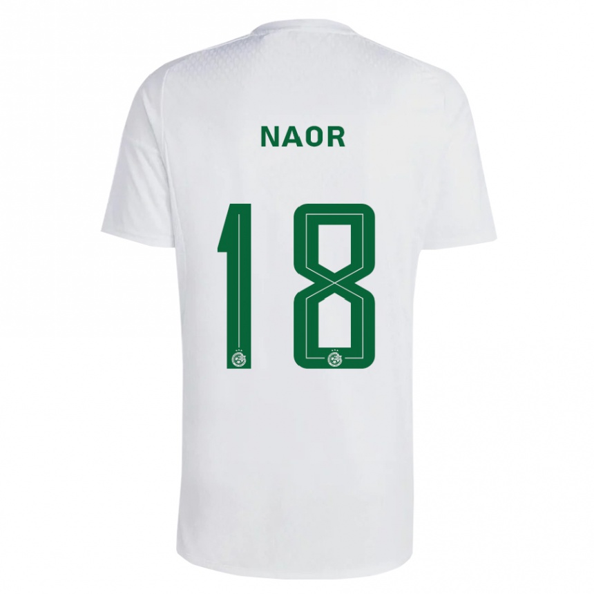 Mujer Fútbol Camiseta Goni Naor #18 Verde Azul 2ª Equipación 2023/24