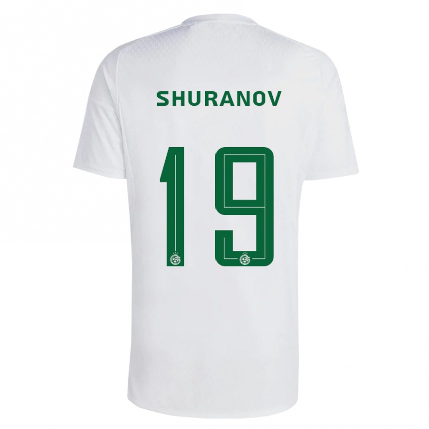 Mujer Fútbol Camiseta Erik Shuranov #19 Verde Azul 2ª Equipación 2023/24