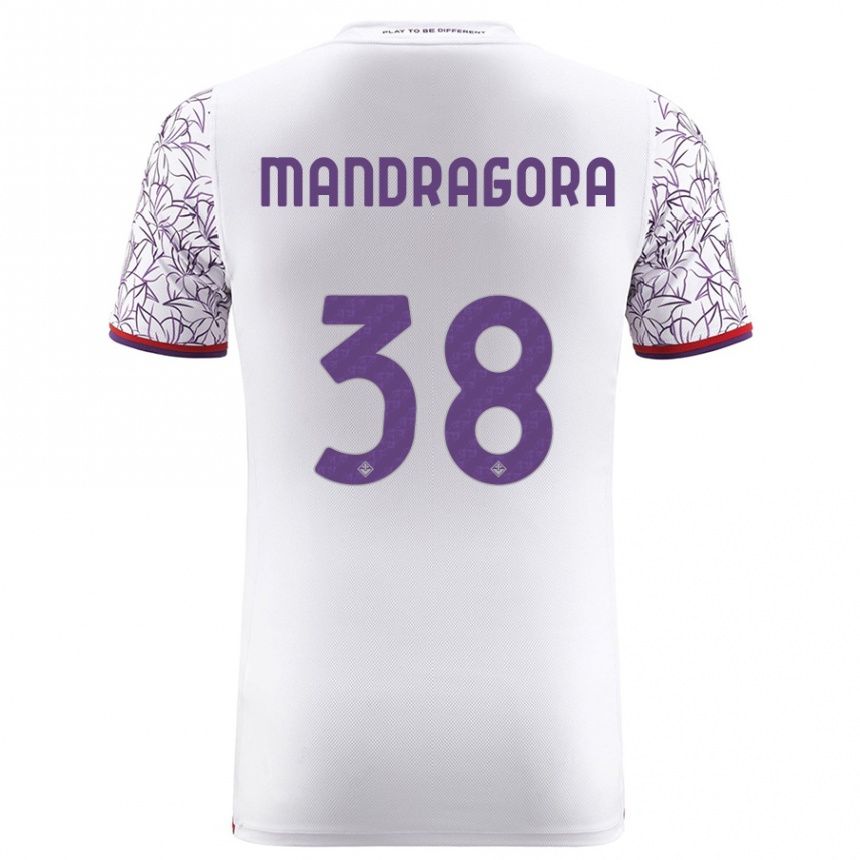 Mujer Fútbol Camiseta Rolando Mandragora #38 Blanco 2ª Equipación 2023/24