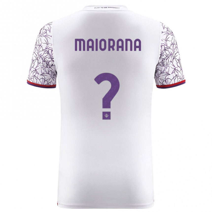 Mujer Fútbol Camiseta Stefano Maiorana #0 Blanco 2ª Equipación 2023/24