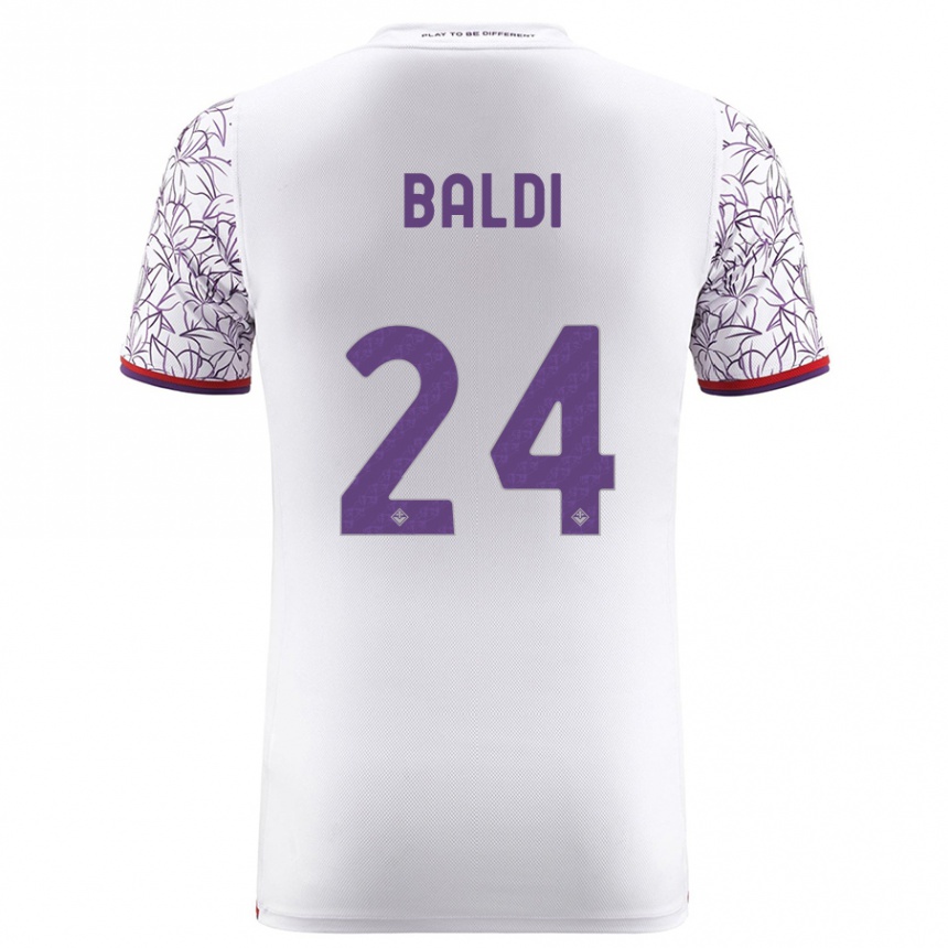 Mujer Fútbol Camiseta Rachele Baldi #24 Blanco 2ª Equipación 2023/24