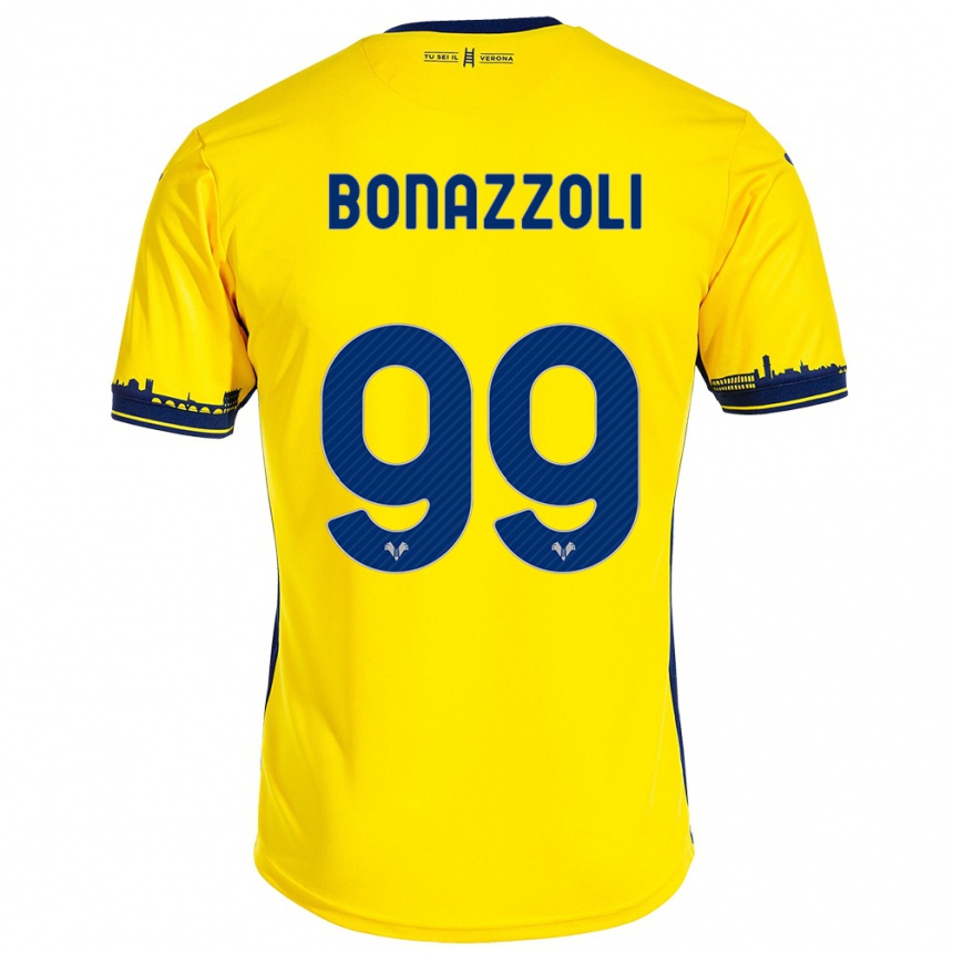 Mujer Fútbol Camiseta Federico Bonazzoli #99 Amarillo 2ª Equipación 2023/24