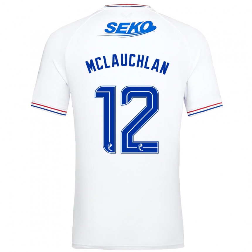 Mujer Fútbol Camiseta Rachel Mclauchlan #12 Blanco 2ª Equipación 2023/24