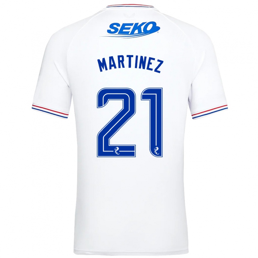 Mujer Fútbol Camiseta Lisa Martinez #21 Blanco 2ª Equipación 2023/24