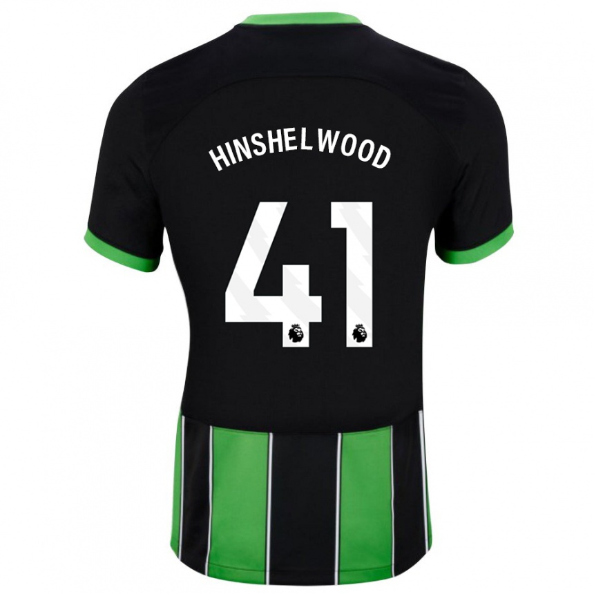 Mujer Fútbol Camiseta Jack Hinshelwood #41 Verde Negro 2ª Equipación 2023/24