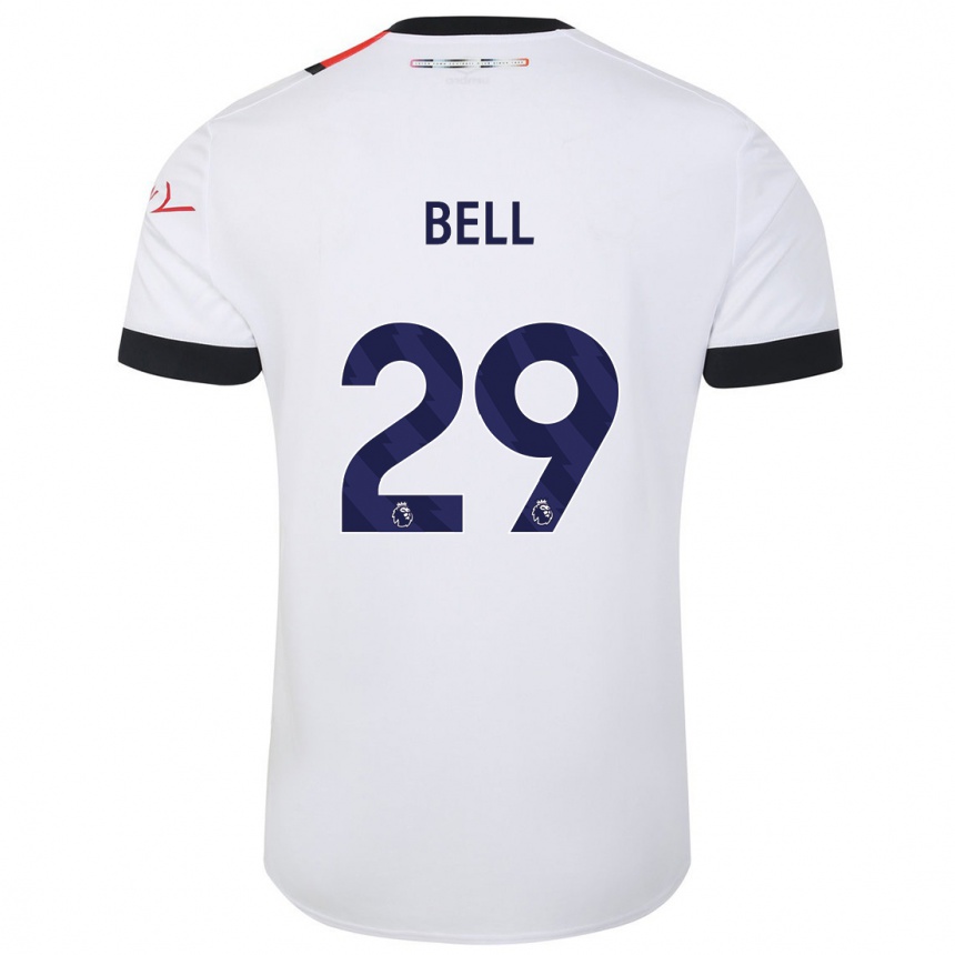 Mujer Fútbol Camiseta Amari'i Bell #29 Blanco 2ª Equipación 2023/24