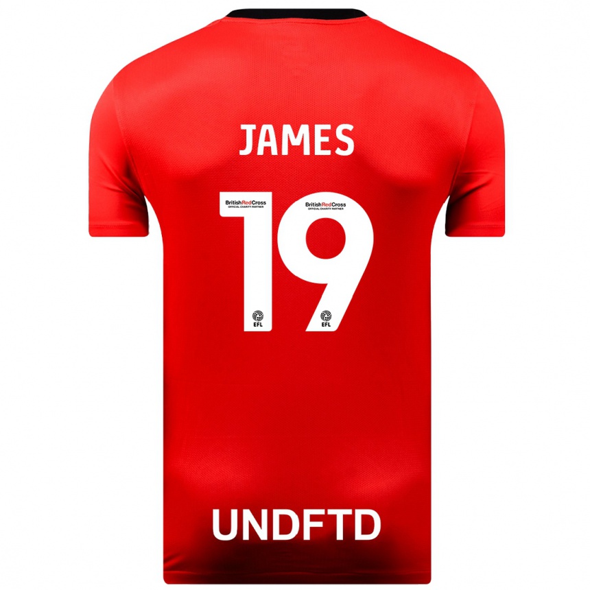 Mujer Fútbol Camiseta Jordan James #19 Rojo 2ª Equipación 2023/24