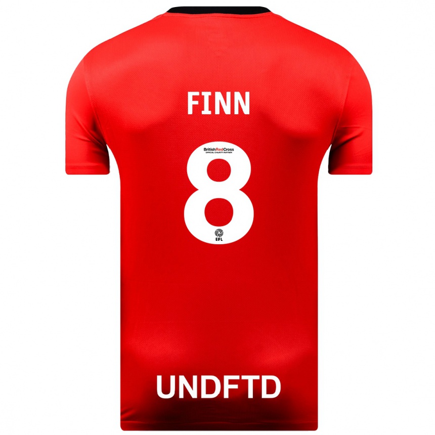 Mujer Fútbol Camiseta Jamie Finn #8 Rojo 2ª Equipación 2023/24