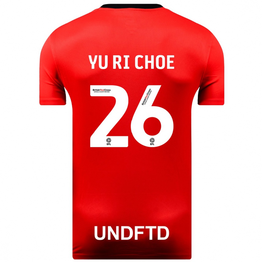Mujer Fútbol Camiseta Yu-Ri Choe #26 Rojo 2ª Equipación 2023/24