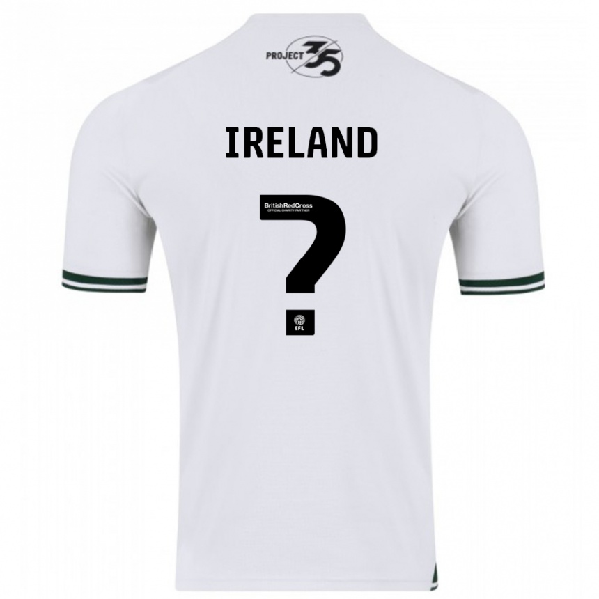 Mujer Fútbol Camiseta Jensen Ireland #0 Blanco 2ª Equipación 2023/24