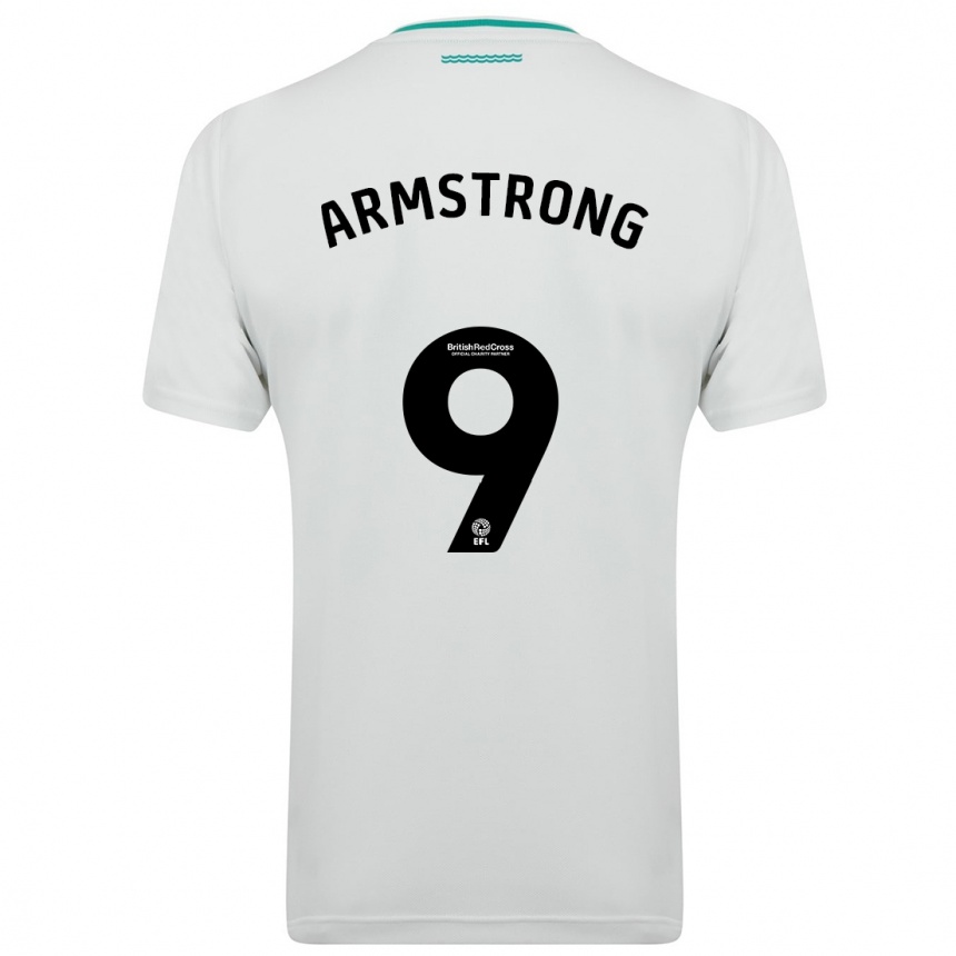 Mujer Fútbol Camiseta Adam Armstrong #9 Blanco 2ª Equipación 2023/24