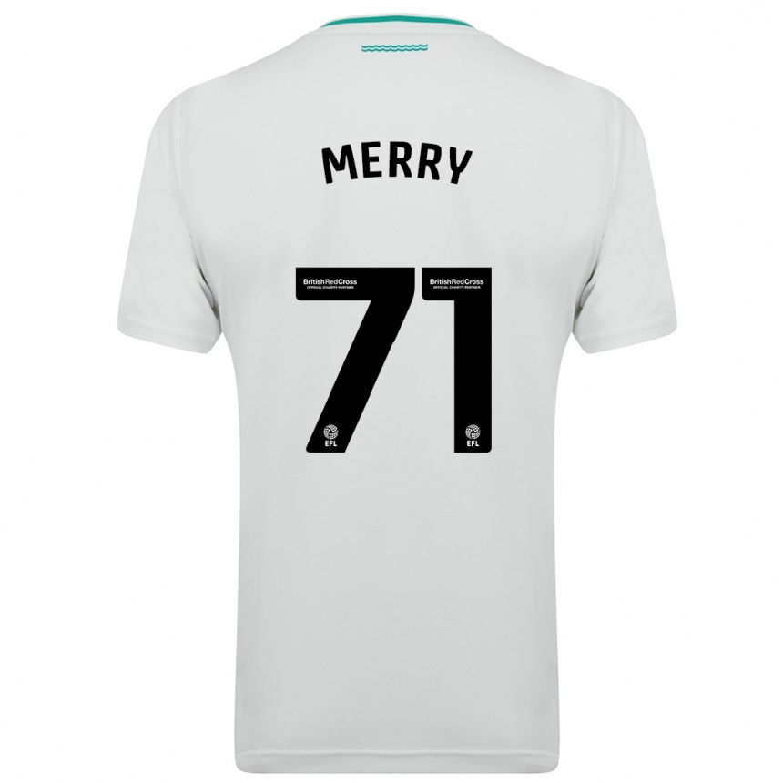 Mujer Fútbol Camiseta Will Merry #71 Blanco 2ª Equipación 2023/24