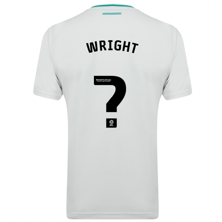 Mujer Fútbol Camiseta Josh Wright #0 Blanco 2ª Equipación 2023/24