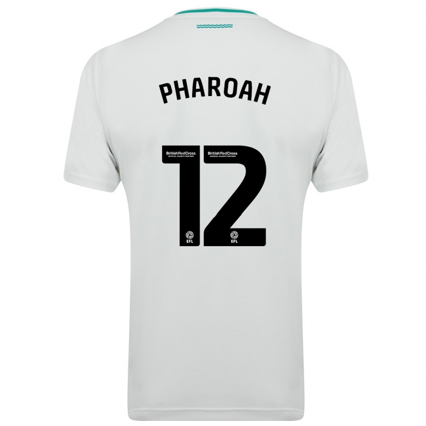 Mujer Fútbol Camiseta Sophia Pharoah #12 Blanco 2ª Equipación 2023/24