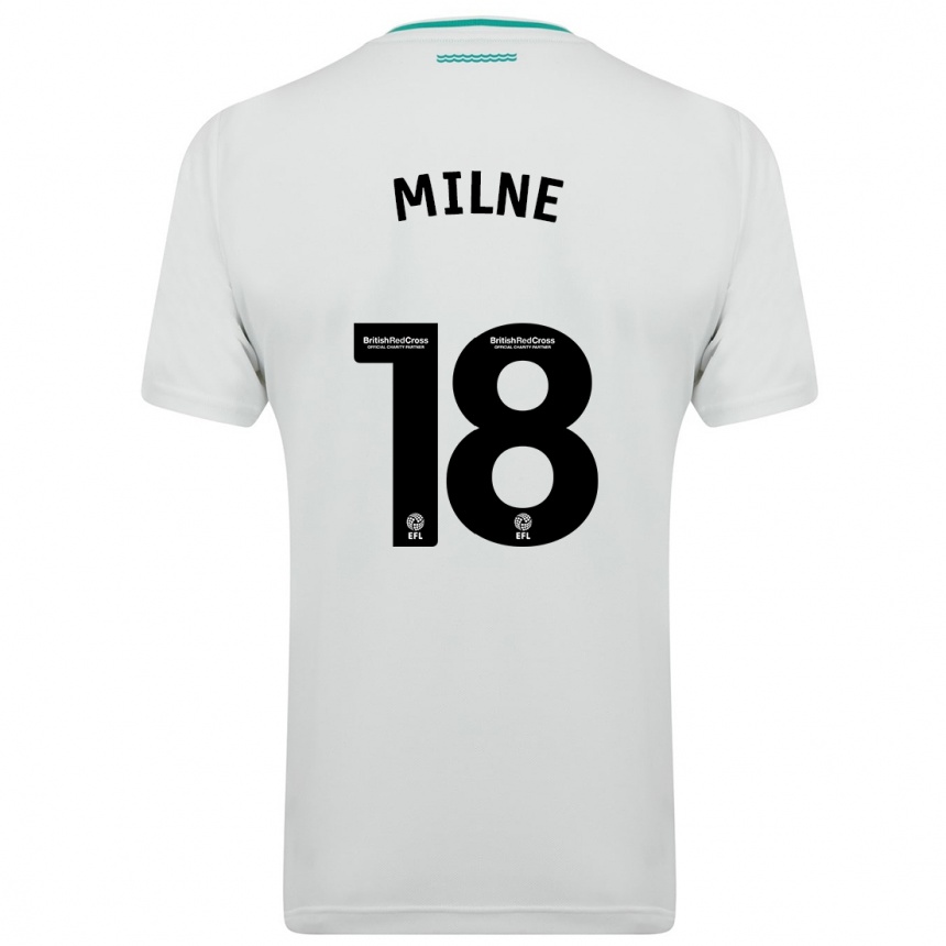 Mujer Fútbol Camiseta Isabel Milne #18 Blanco 2ª Equipación 2023/24