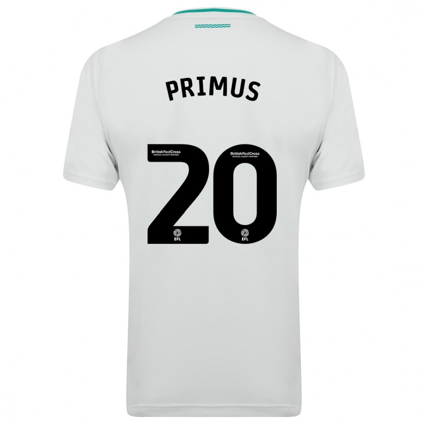Mujer Fútbol Camiseta Atlanta Primus #20 Blanco 2ª Equipación 2023/24
