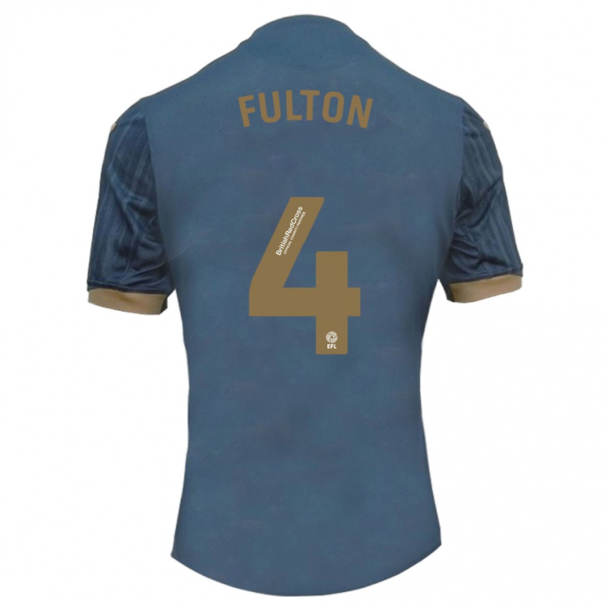 Mujer Fútbol Camiseta Jay Fulton #4 Verde Azulado Oscuro 2ª Equipación 2023/24