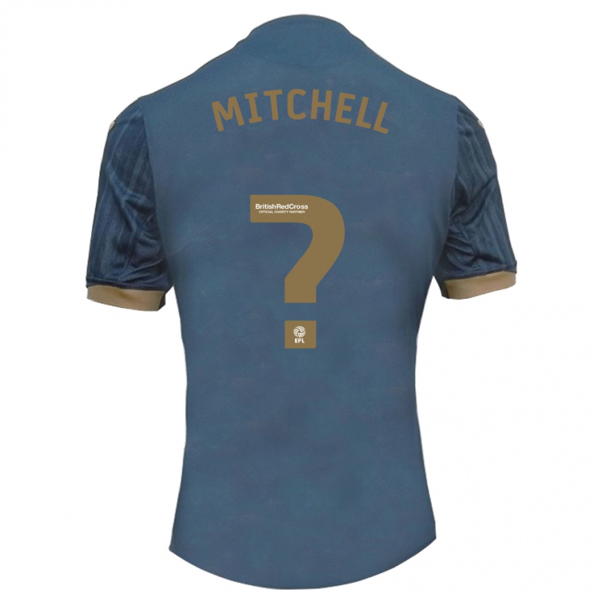 Mujer Fútbol Camiseta Remy Mitchell #0 Verde Azulado Oscuro 2ª Equipación 2023/24