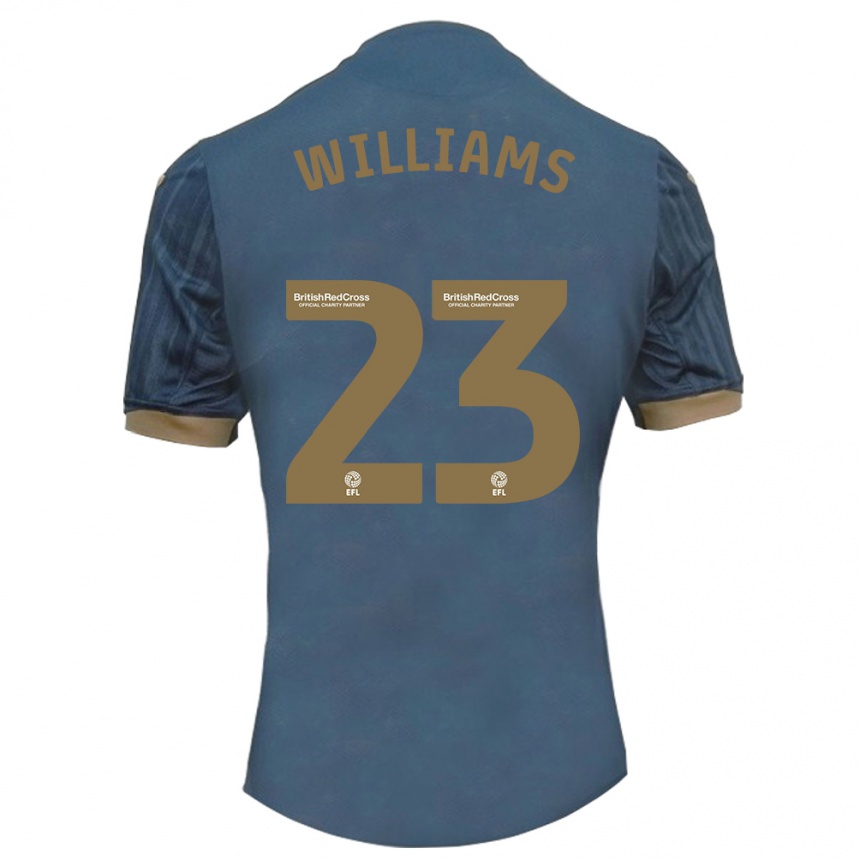 Mujer Fútbol Camiseta Jessica Williams #23 Verde Azulado Oscuro 2ª Equipación 2023/24