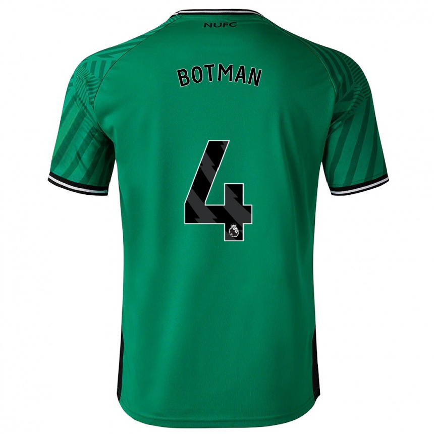 Mujer Fútbol Camiseta Sven Botman #4 Verde 2ª Equipación 2023/24