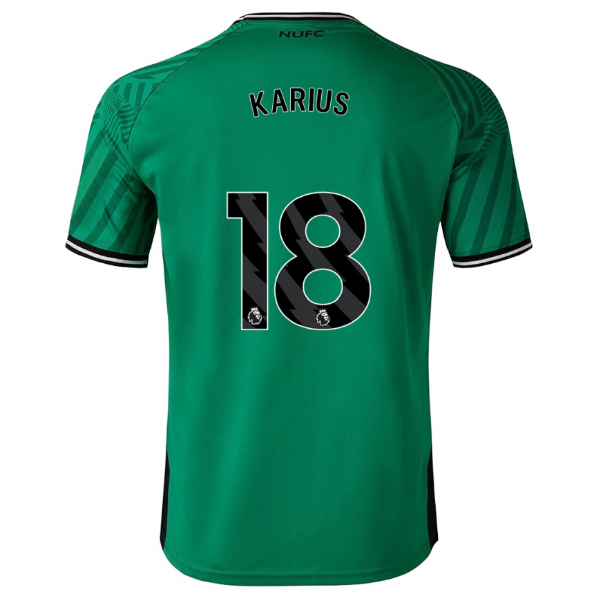 Mujer Fútbol Camiseta Loris Karius #18 Verde 2ª Equipación 2023/24