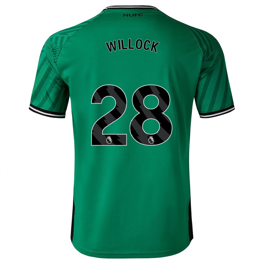 Mujer Fútbol Camiseta Joe Willock #28 Verde 2ª Equipación 2023/24