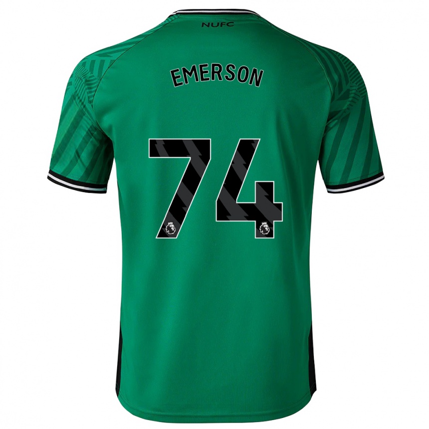 Mujer Fútbol Camiseta Johnny Emerson #74 Verde 2ª Equipación 2023/24