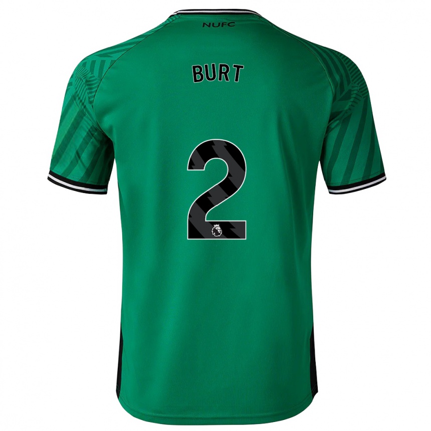 Mujer Fútbol Camiseta Daisy Burt #2 Verde 2ª Equipación 2023/24