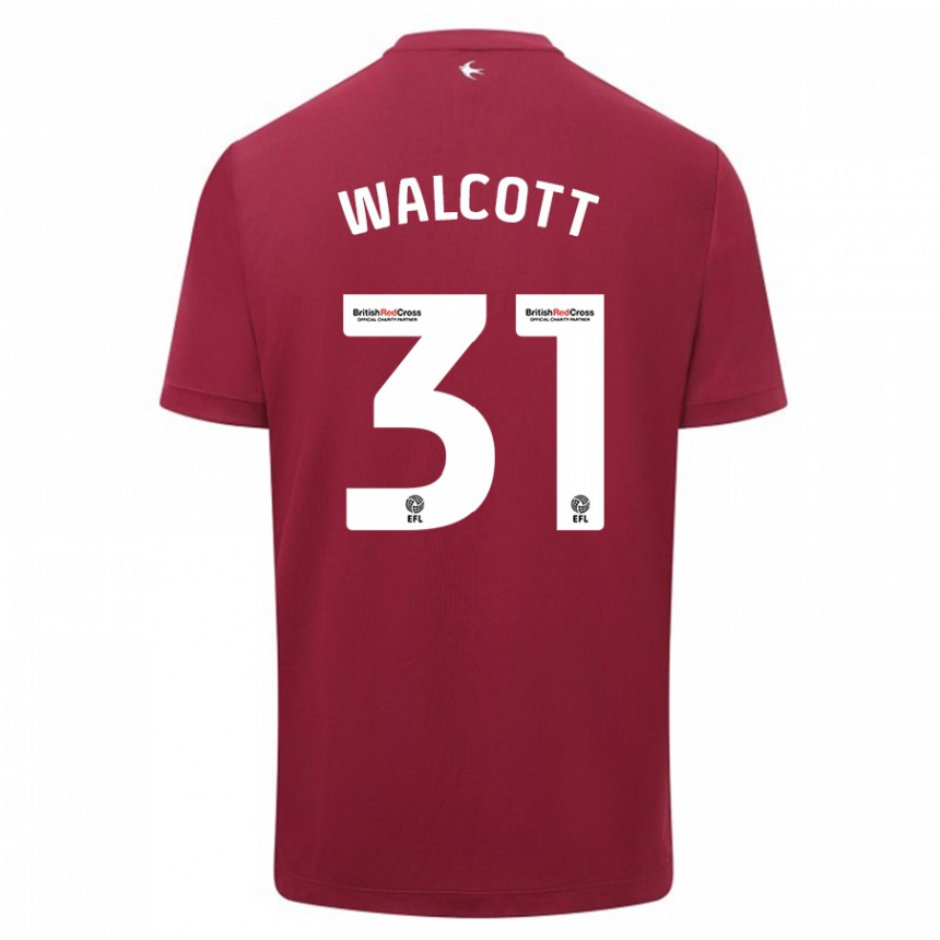 Mujer Fútbol Camiseta Malachi Fagan Walcott #31 Rojo 2ª Equipación 2023/24