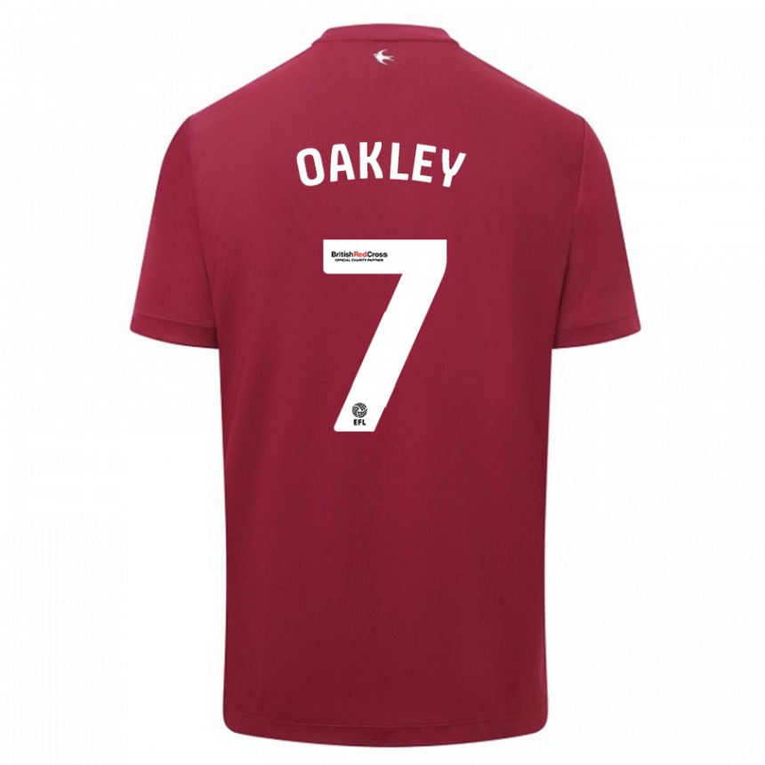 Mujer Fútbol Camiseta Rhianne Oakley #7 Rojo 2ª Equipación 2023/24