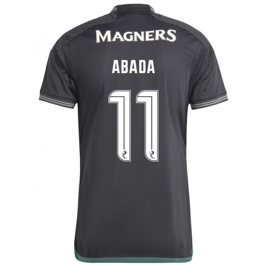 Mujer Fútbol Camiseta Liel Abada #11 Negro 2ª Equipación 2023/24