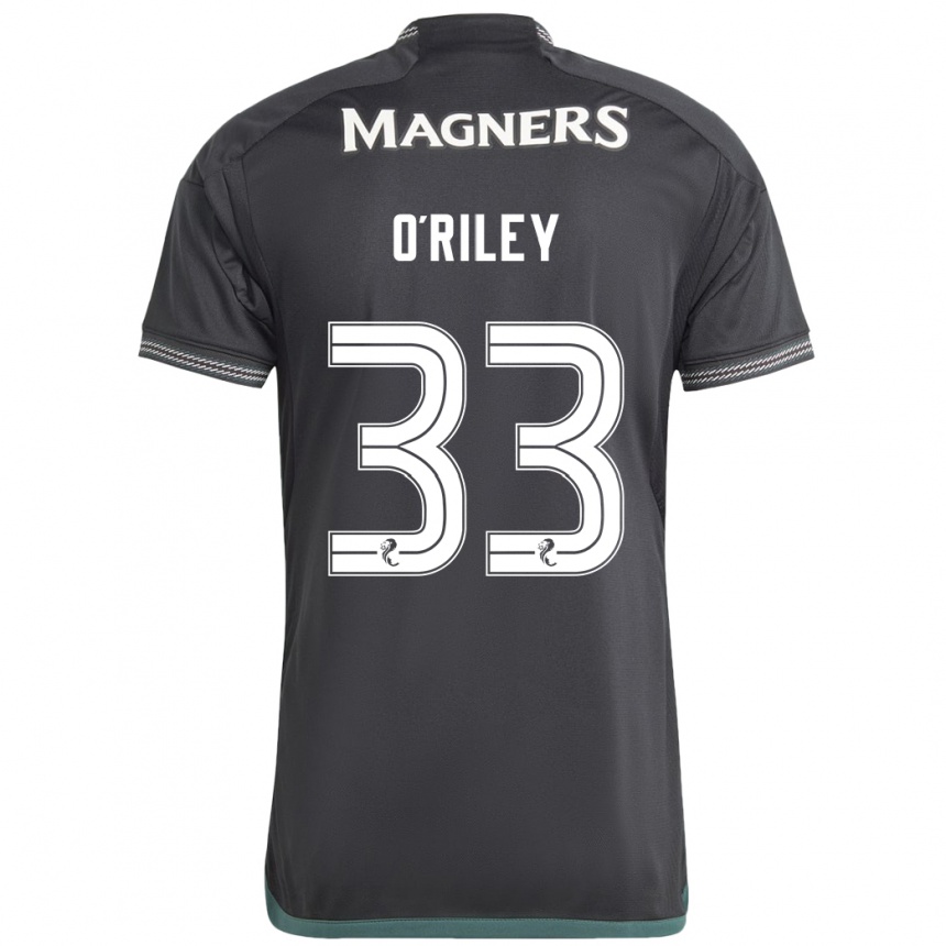 Mujer Fútbol Camiseta Matt O'riley #33 Negro 2ª Equipación 2023/24
