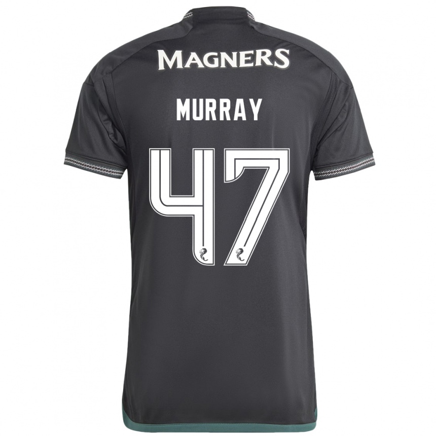 Mujer Fútbol Camiseta Dane Murray #47 Negro 2ª Equipación 2023/24