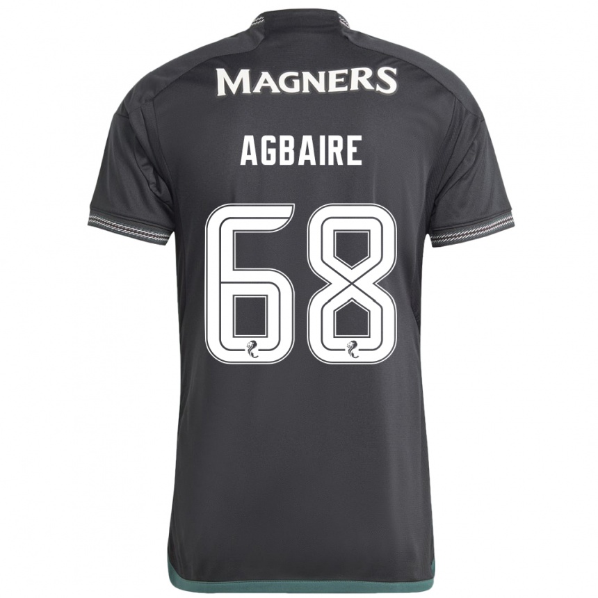 Mujer Fútbol Camiseta Lenny Agbaire #68 Negro 2ª Equipación 2023/24