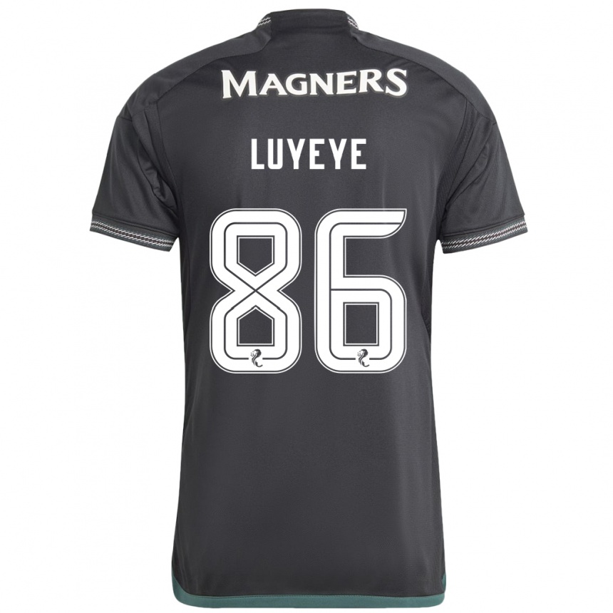 Mujer Fútbol Camiseta Benny-Jackson Luyeye #86 Negro 2ª Equipación 2023/24