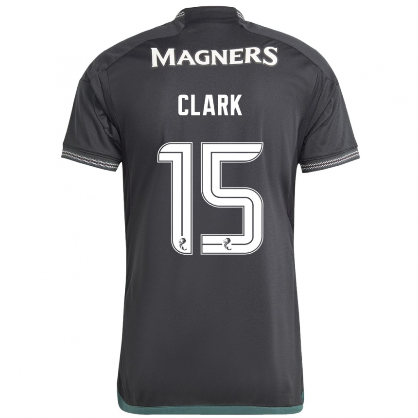 Mujer Fútbol Camiseta Kelly Clark #15 Negro 2ª Equipación 2023/24