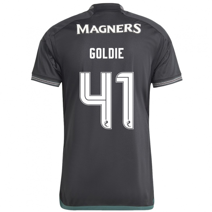 Mujer Fútbol Camiseta Clare Goldie #41 Negro 2ª Equipación 2023/24