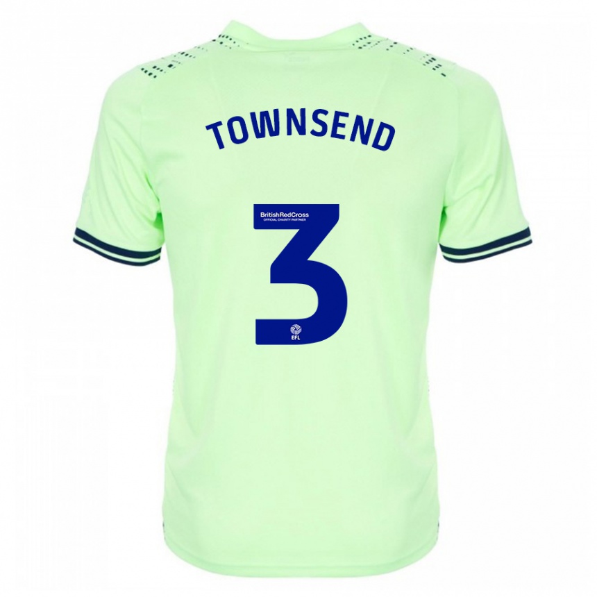 Mujer Fútbol Camiseta Conor Townsend #3 Armada 2ª Equipación 2023/24