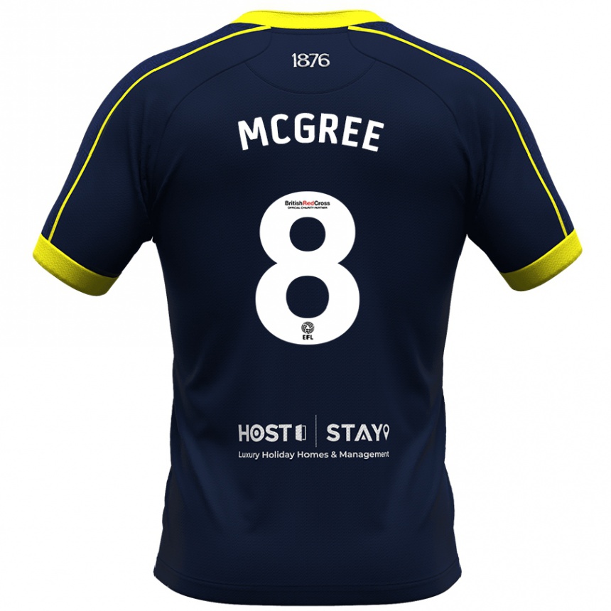 Mujer Fútbol Camiseta Riley Mcgree #8 Armada 2ª Equipación 2023/24