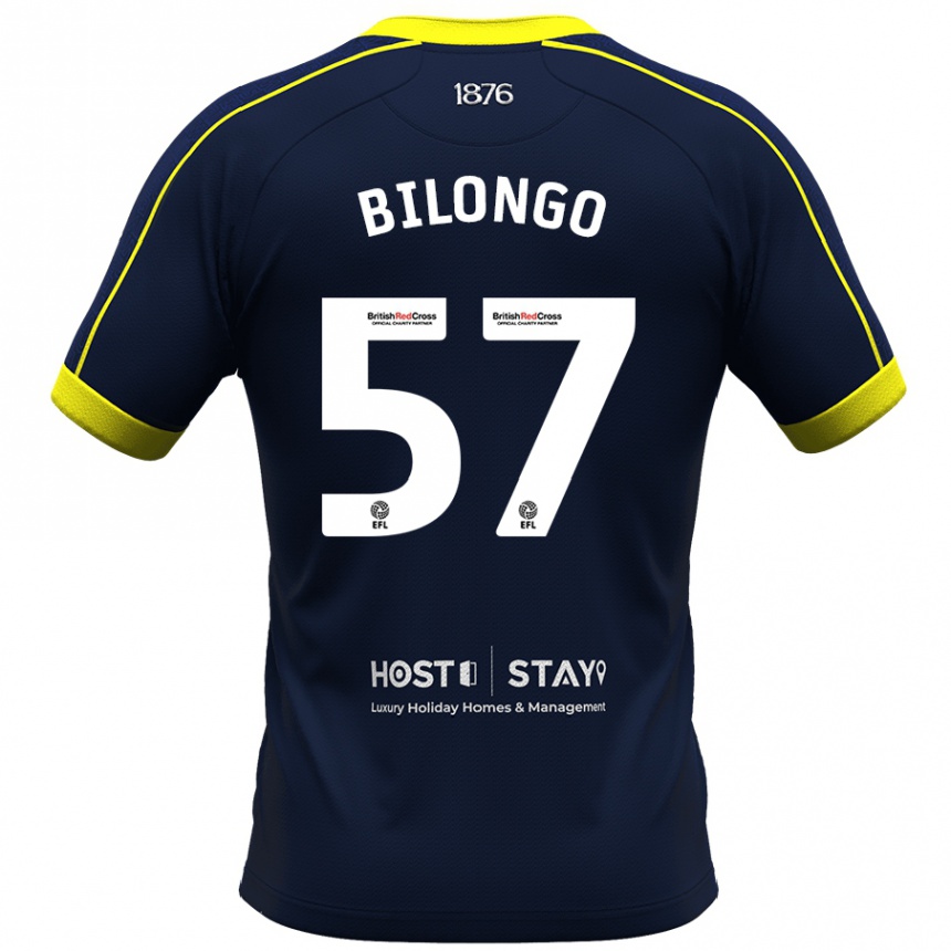 Mujer Fútbol Camiseta Bryant Bilongo #57 Armada 2ª Equipación 2023/24