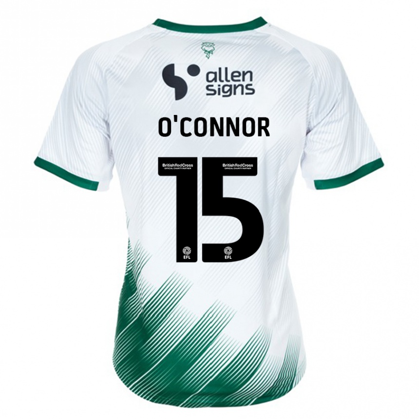 Mujer Fútbol Camiseta Paudie O'connor #15 Blanco 2ª Equipación 2023/24