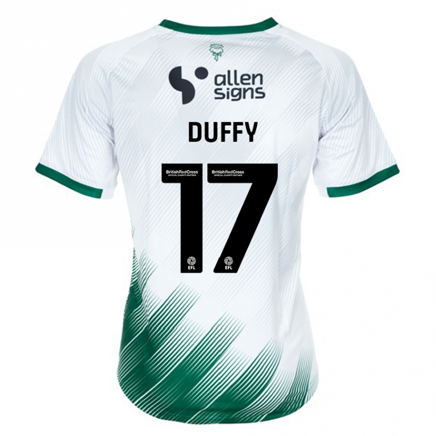 Mujer Fútbol Camiseta Dylan Duffy #17 Blanco 2ª Equipación 2023/24