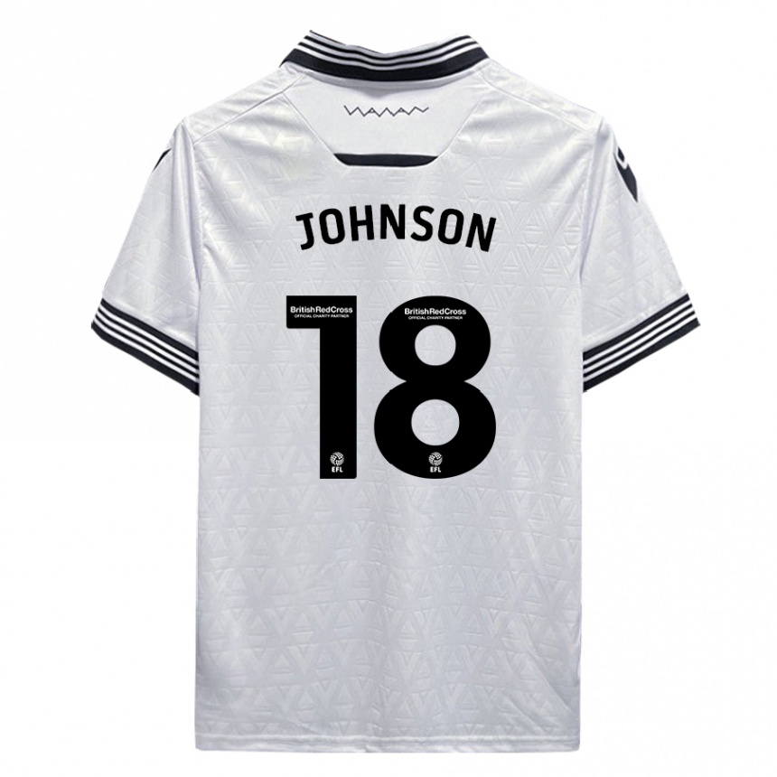 Mujer Fútbol Camiseta Marvin Johnson #18 Blanco 2ª Equipación 2023/24
