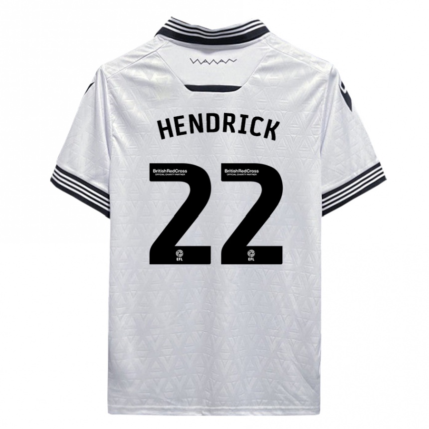Mujer Fútbol Camiseta Jeff Hendrick #22 Blanco 2ª Equipación 2023/24
