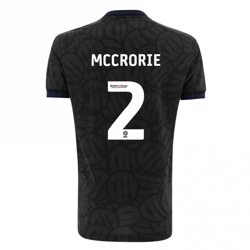 Mujer Fútbol Camiseta Ross Mccrorie #2 Negro 2ª Equipación 2023/24