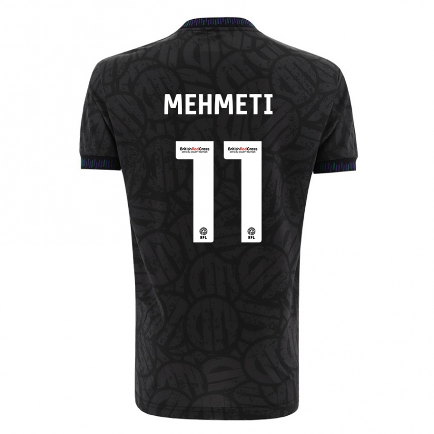 Mujer Fútbol Camiseta Anis Mehmeti #11 Negro 2ª Equipación 2023/24