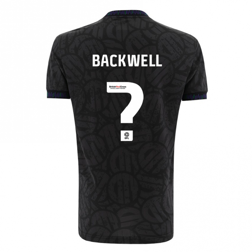 Mujer Fútbol Camiseta Tommy Backwell #0 Negro 2ª Equipación 2023/24