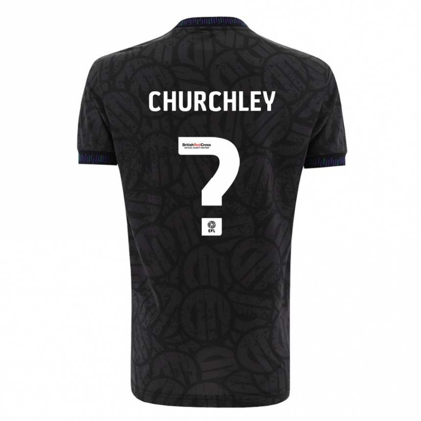 Mujer Fútbol Camiseta Kai Churchley #0 Negro 2ª Equipación 2023/24