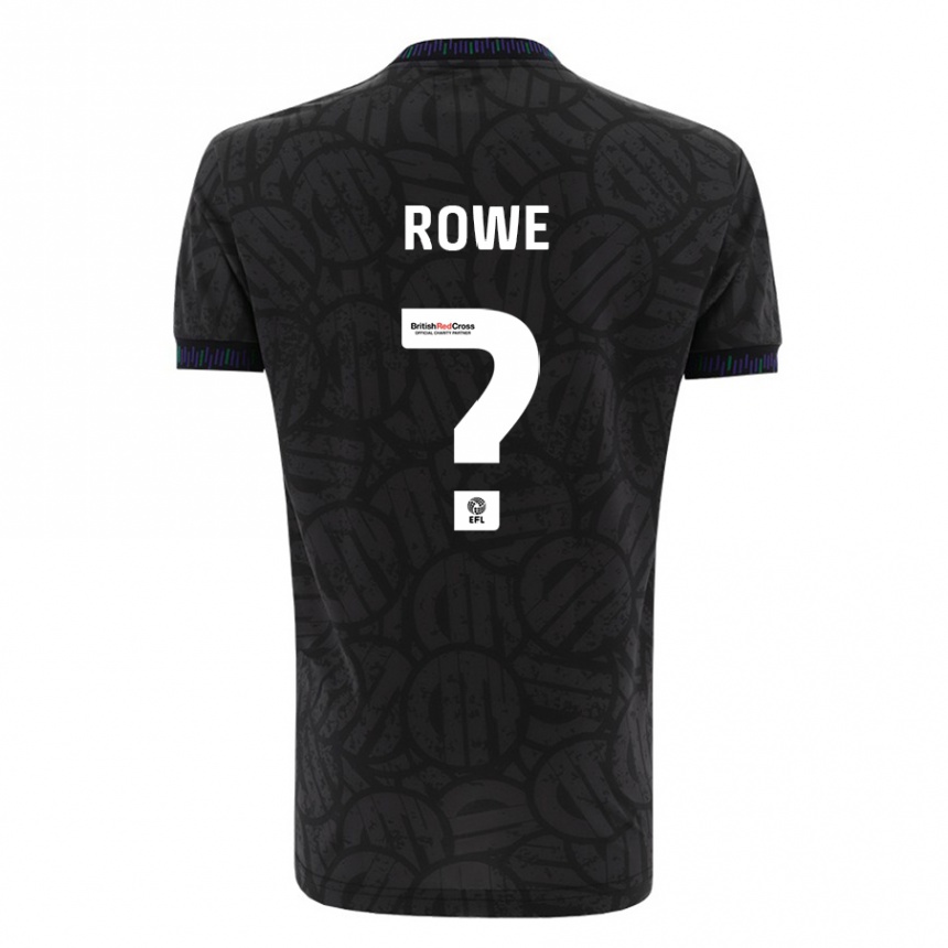 Mujer Fútbol Camiseta Romani Rowe #0 Negro 2ª Equipación 2023/24